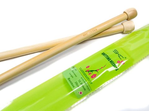 Druty Proste Bambusowe 12 mm