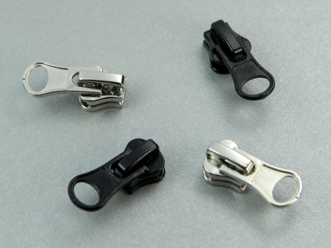 Suwak metalowy autolock kostka #5 - 10 szt