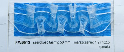 Taśma firanowa FM/50/1S