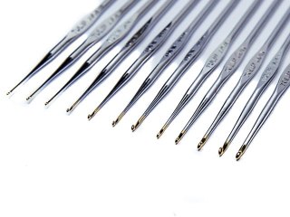Zestaw szydełek metalowych