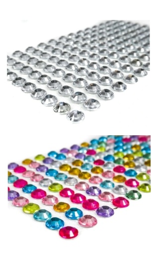 Dżety samoprzylepne 3 mm